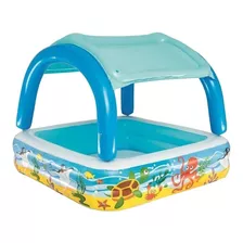 Pileta Inflable Techo Cuadrada Bestway New Pce 52192 Bigshop