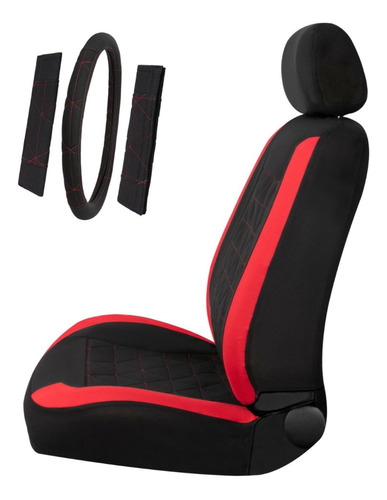 Renault Kwid 2000-2005 13 Pzs Fundas De Asiento De Tela Foto 2