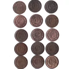 Monedas 1 Centavo Monograma Lote 1927 A 1949 Envió