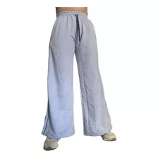 Pantalon Buzo Estilo Palazzo Algodon De Raya