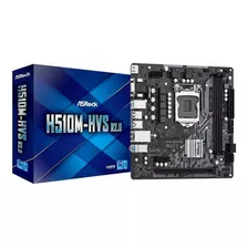 Placa Mãe Asrock H510m-hvs R2.0 Intel Lga 1200 Matx Ddr4 Cor Preto