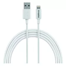 Cabo Usb Lightning 1,2m Pvc Branco Intelbras Eual 12pb