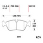 Balatas Disco  Trasera Para Bmw 323ci   2000