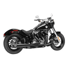 Mofle Magnaflow Ness-comp 2 Into 1 Blk/blk Softail 86-17