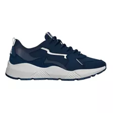 Zapatilla Men Logo Beirut Blue Marine White