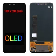 Frontal Display Tela Compatível Xiaomi Mi 8 Oled M1803e1a 