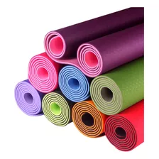 Colchoneta Fitness 6mm Mat Yoga Eco Friendly Colores Variado