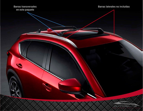 Barras Portaequipaje Mazda Cx3 2016 + Aluminio Transversales Foto 4