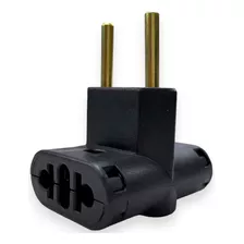 Kit10 Adaptador T/preto 20a 10a Bivolt Vários Aparelhos