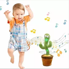 Juguete Cactus Musical Bailarín Imitador De Voz Recargable