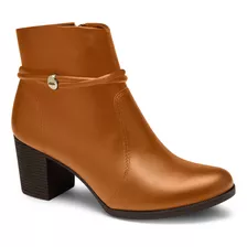 Bota Coturno Feminina Dakota Ankle Boot Morino Salto Alto