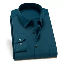 Camisa Social Para Hombre, De Corte Estándar, No Se Puede Pl