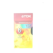 Fita Video Cassete Vhs Tdk Modelo T 120 Rv