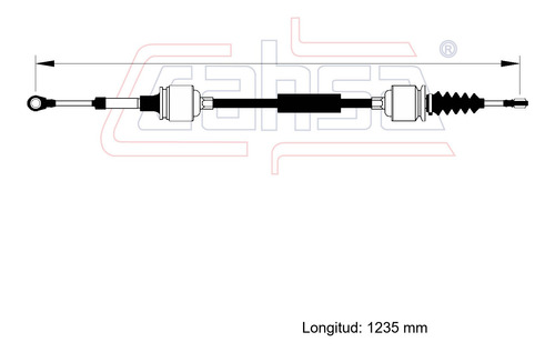 Cable Selector Velocidades Para Chevrolet Beretta 3.1l 1995 Foto 2