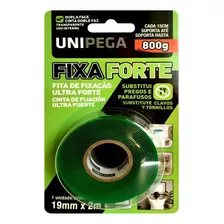 Kit 8 Fita Dupla Face 19mm X 2m Fixa Forte Interno