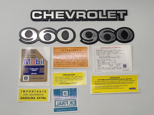Foto de Chevrolet Trooper 960 Calcomanias Y Emblemas Set 