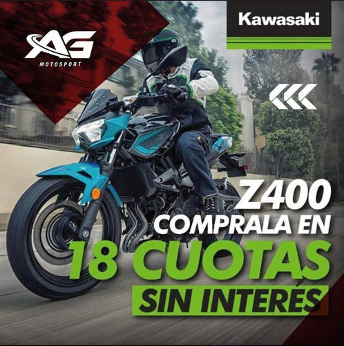 Kawasaki Z 400 Naked 2022 Abs Financiacion 12 , 18 Cuotas