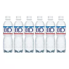 Agua Mineral Eco Con Gas 500 Ml Pack X6 Zetta Bebidas