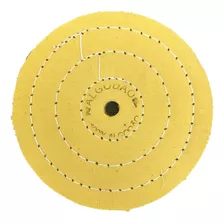 Roda Algodão Amarelo 200mm- Brilho Espelhamento Cm