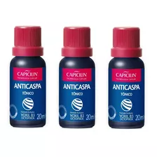 3 Tônico Anticaspa 20ml Capicilin