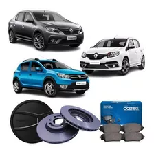 Kit Disco E Pastilha Dianteira Sandero Stepway 19 20 21 22