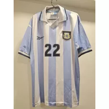 Camiseta Seleccion Argentina Afa Reebok 1999 Riquelme #22