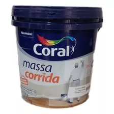 Massa Corrida Branca 3,6lt 6kg Coral