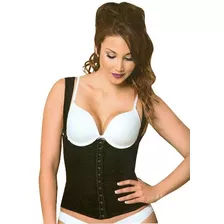 Faja Chaleco Reductor Corset Tela Powernet Fuerte Regulable