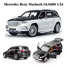 Benz Maybach Gls600 Miniatura Metal Coche Con Luces Y Sonido