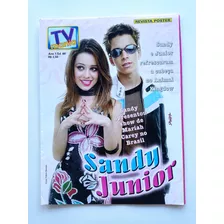 Revista Pôster Tv Mania Nº 60 - Sandy E Júnior - 2002