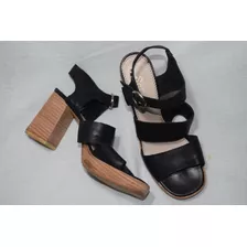 Sandalias Sofi Mártire- Negras/nude Talle 40 Clasicos