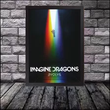 Quadro Poster Da Banda Imagine Dragons 43x33cm A3