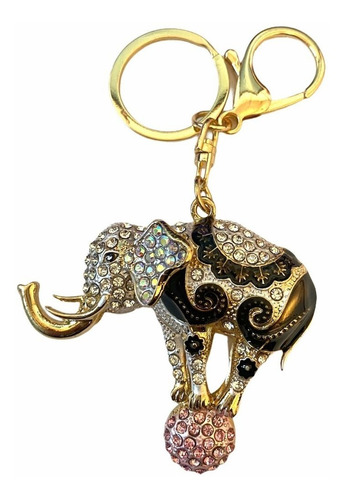 Adorno Llavero Metálico Llavero Elefante Adorno Llavero Metálico Llavero Elefante