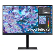Monitor Samsung Qhd De 27 Con Panel Ips Y Diseño Ergonómico Color Negro 100v/240v