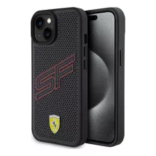 Protector Ferrari Para iPhone 15 Big Sf Black Case