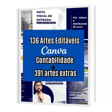 Pack Artes Editáveis De Contabilidade