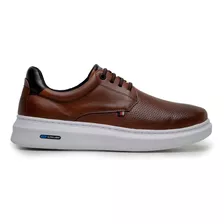 Sapatenis Tenis Masculino Casual Moderno 100% Couro Eco 1060