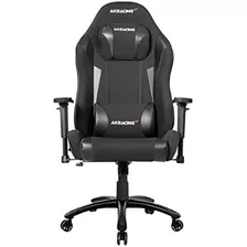 Silla De Juego Ergonómica Negra De Carbón Ex-wide Se De Akra