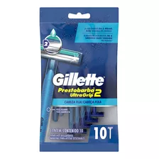 Máquina Para Afeitar Gillette Prestobarba2 Ultragrip 10 U