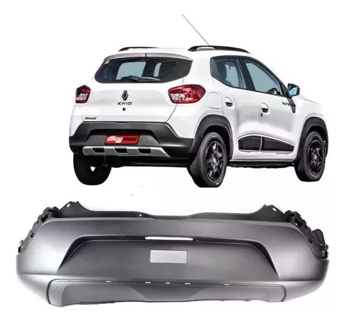 Terceira imagem para pesquisa de parachoque traseiro renault kwid