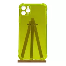 Carcasa De Silicona Amarilla Neon Para iPhone