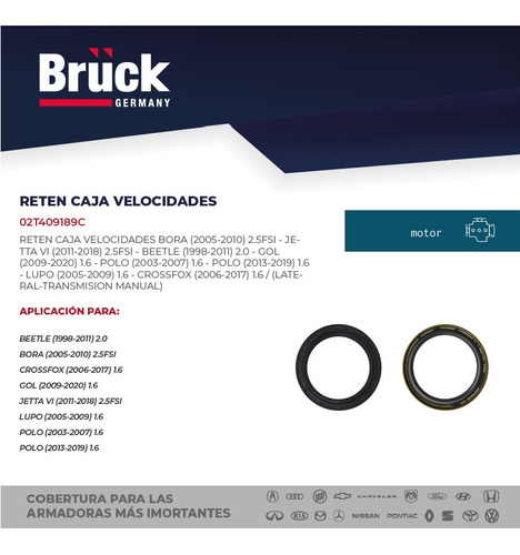 Reten Caja Volkswagen Gol 2009 - 2010 1.6 Bruck-germany Foto 3