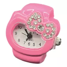 Reloj Anillo De Hello Kitty Ajustable Bonito Regalo