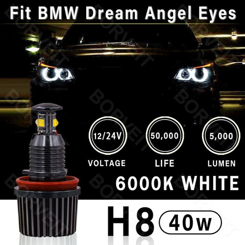 Bulbo Led Ojo De Angel Para Bmw Serie 1, 3, 5, X5, X6 /40w Foto 4