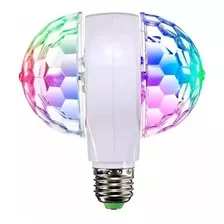 Lampara Led Color Rgb Giratoria Luces Efectos Fiestas Dj