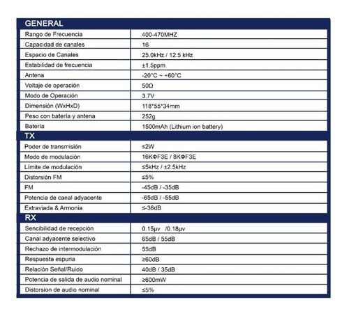 4 Radios Uhf Pro1000 16 Canales Compatibles Kenwood Motorola Foto 6