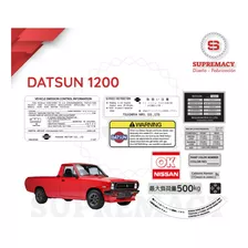 Stickers Adhesivos Datsun Nissan 1200 