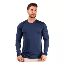 Camiseta Térmica Masculina Manga Longa Proteção Uv Comprida