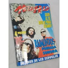Revista Metalhead 22 Raimundos Led Zeppelin Saxon Ac/dc 