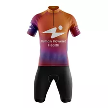 Roupa Ciclismo Masculino Conjunto Bermuda E Camisa Power